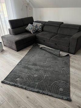 Антрацитовий Килим Designer 5611 фото